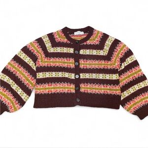 The Great Loom Cardigan in Rosehip